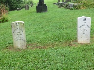 Confederate Section of East Hill Cemetery Marker image. Click for full size.