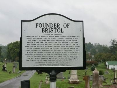 Founder of Bristol Marker image. Click for full size.
