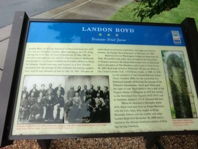 Landon Boyd Marker. Click for full size. Landon Boyd Marker image. Click for full size.