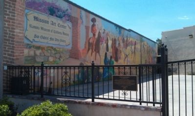 Early California Marker and Mural image. Click for full size.