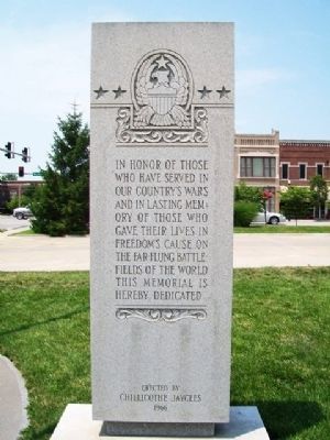 Veterans Memorial. Click for full size. Veterans Memorial image. Click for full size.