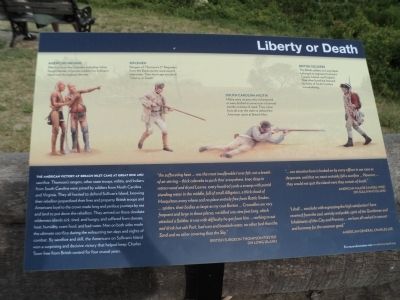 Liberty or Death Marker. Click for full size. Liberty or Death Marker image. Click for full size.