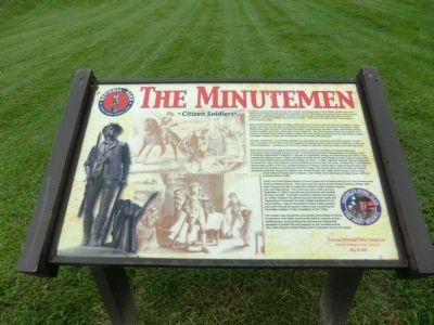 The Minutemen Marker image. Click for full size.