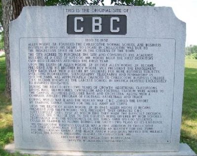 Chillicothe Business College Marker image. Click for full size.