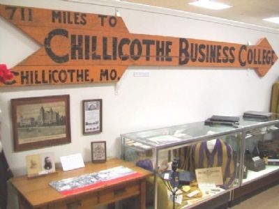 Chillicothe Business College Sign image. Click for full size.