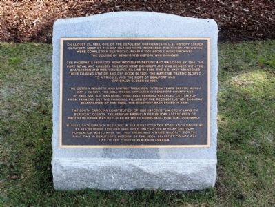 Beaufort South Carolina Tricentennial Plaque 7 image. Click for full size.