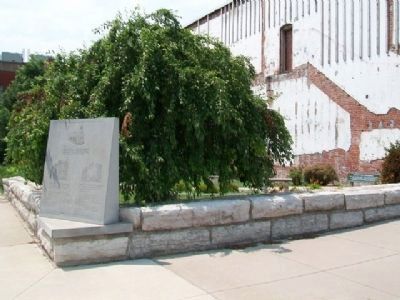 History of the NW Corner of Washington and Clay Streets and Marker image. Click for full size.
