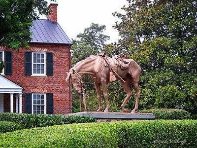 Memorial to Civil War Horses. Click for full size. Memorial to Civil War Horses image. Click for full size.