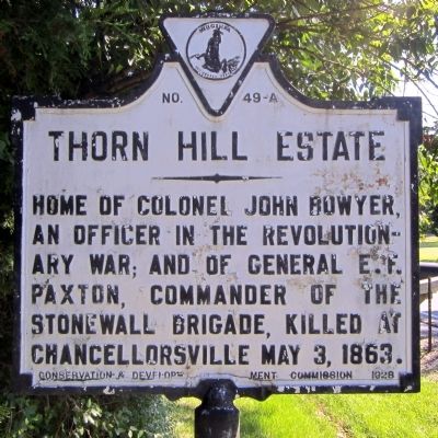Thorn Hill Estate Marker image. Click for full size.