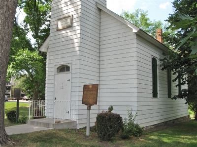 The Salem Evangelical Church and Marker. Click for full size. The Salem Evangelical Church and Marker image. Click for full size.