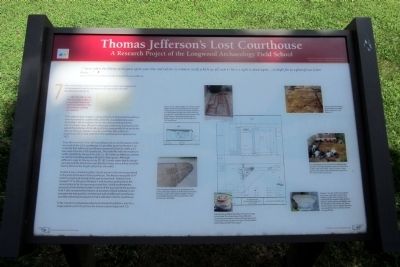 Thomas Jefferson’s Lost Courthouse Marker (2 of 3) image. Click for full size.