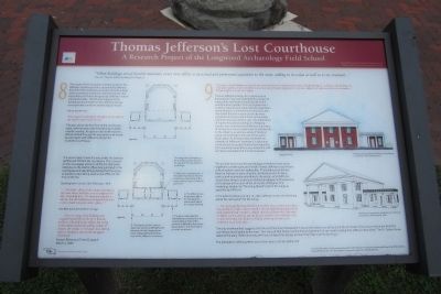 Thomas Jeffersons Lost Courthouse Marker (3 of 3) image. Click for full size.