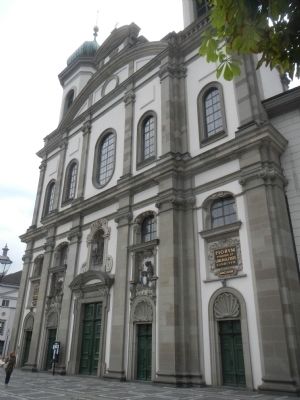 Jesuitenkirche Marker. Click for full size. Jesuitenkirche Marker image. Click for full size.