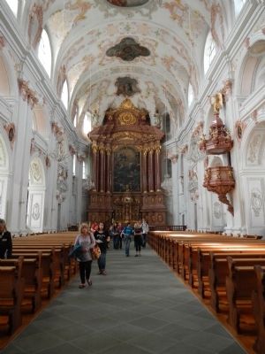 Jesuitenkirche interior. Click for full size. Jesuitenkirche interior image. Click for full size.