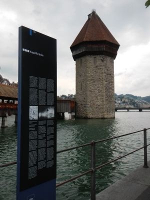 Kapellbrücke Marker. Click for full size. Kapellbrücke Marker image. Click for full size.