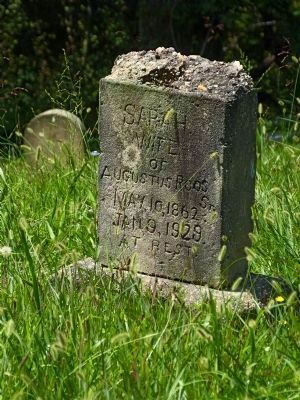 Sarah Wife of Augustus Ross, Sr.<br>(1862-1928). Click for full size. Sarah Wife of Augustus Ross, Sr.<br>(1862-1928) image. Click for full size.