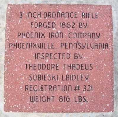 Veterans Memorial Cannon Marker. Click for full size. Veterans Memorial Cannon Marker image. Click for full size.