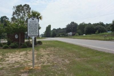 Wagener Marker looking east along Railroad Avenue E (SR 39) near Park Street NE. Click for full size. Wagener Marker looking east along Railroad Avenue E (SR 39) near Park Street NE image. Click for full size.