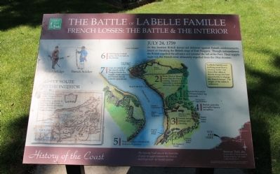 The Battle of La Belle Famille Marker image. Click for full size.