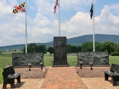 Clear Spring Veterans Memorial Marker. Click for full size. Clear Spring Veterans Memorial Marker image. Click for full size.