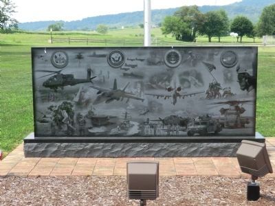 Clear Spring Veterans Memorial Marker. Click for full size. Clear Spring Veterans Memorial Marker image. Click for full size.