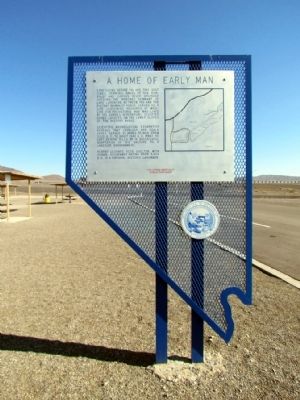 A Home of Early Man Marker image. Click for full size.