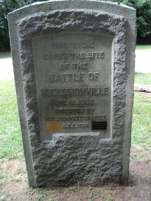 Battle of Secessionville Marker. Click for full size. Battle of Secessionville Marker image. Click for full size.