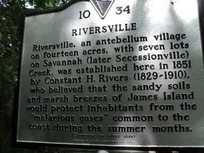 Riversville Marker. Click for full size. Riversville Marker image. Click for full size.