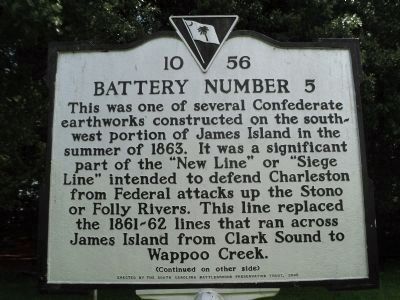 Battery Number 5 Marker (Side 1) image. Click for full size.