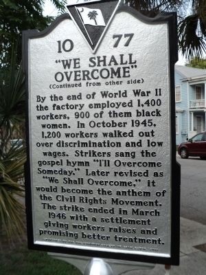 “We Shall Overcome” Marker image. Click for full size.