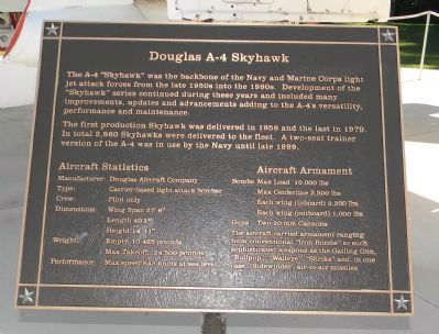 Douglas A-4 "Skyhawk" Marker Panel 2 image. Click for full size.