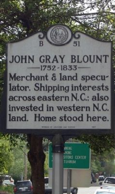 John Gray Blount Marker image. Click for full size.