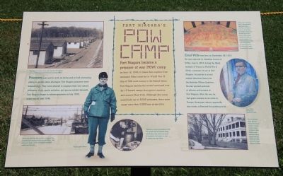 Fort Niagara's P.O.W. Camp Marker. Click for full size. Fort Niagara's P.O.W. Camp Marker image. Click for full size.