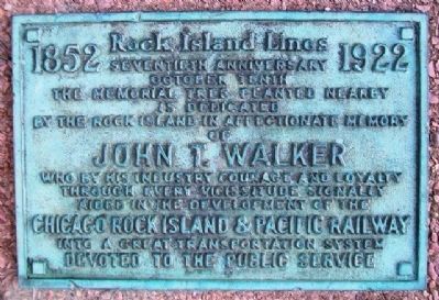 John T. Walker Marker. Click for full size. John T. Walker Marker image. Click for full size.