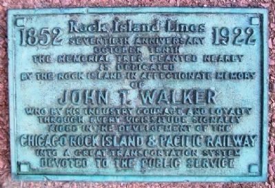 John T. Walker Marker image. Click for full size.
