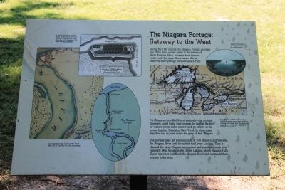 The Niagara Portage: Gateway to the West Marker image. Click for full size.