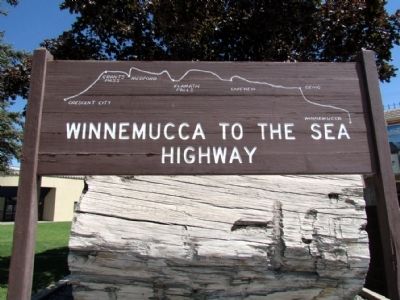 Winnemucca to the Sea Highway Marker image. Click for full size.
