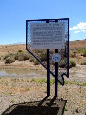 The Humboldt Canal Marker. Click for full size. The Humboldt Canal Marker image. Click for full size.