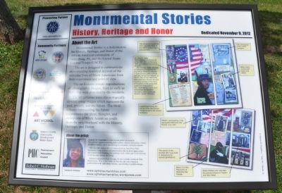 Monumental Stories Marker image. Click for full size.