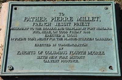Father Pierre Millet Marker image. Click for full size.