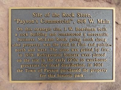 Site of Rock Store Marker image. Click for full size.