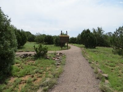 Shoofly Village Ruin Marker image. Click for full size.