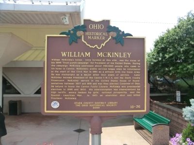 William McKinley Marker. Click for full size. William McKinley Marker image. Click for full size.
