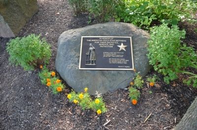 Gold Star Mothers Memorial. Click for full size. Gold Star Mothers Memorial image. Click for full size.
