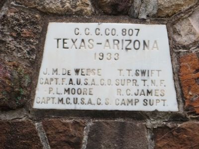 C.C.C. Co. 807 Marker. Click for full size. C.C.C. Co. 807 Marker image. Click for full size.