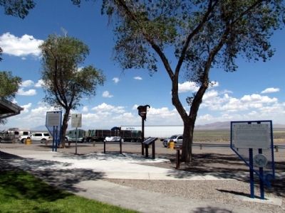 Markers at Button Point Rest Area. Click for full size. Markers at Button Point Rest Area image. Click for full size.