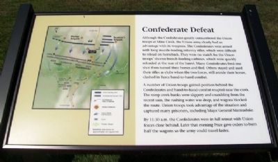 Confederate Defeat Marker. Click for full size. Confederate Defeat Marker image. Click for full size.