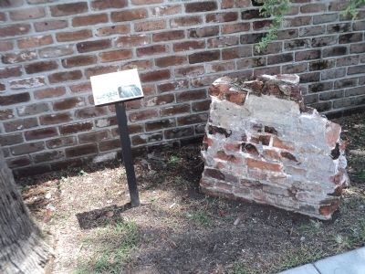 Section of parapet, or upper portion of the wall Marker image. Click for full size.