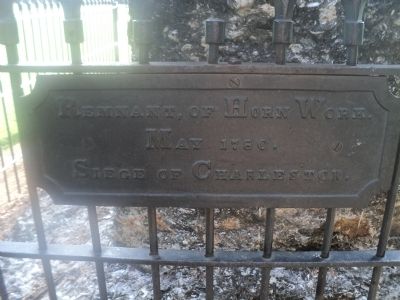 Remnant of Horn Work Marker. Click for full size. Remnant of Horn Work Marker image. Click for full size.
