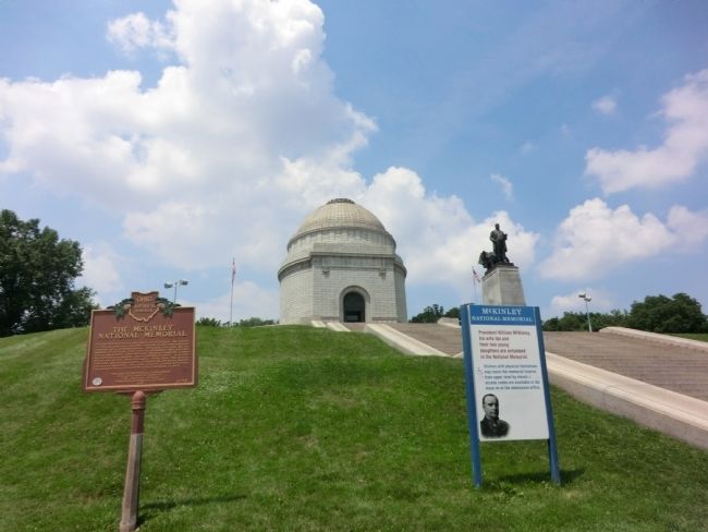 The McKinley National Memorial Marker. Click for full size. The McKinley National Memorial Marker image. Click for full size.